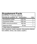NutraKey GCM+ (Glucosamine, Chondroitin, MSM) 120c