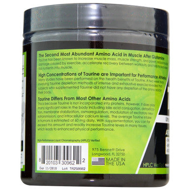 NutraKey Taurine Powder 250g