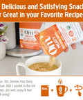 Om Mushroom Superfood Mighty Beef Bone Broth 10 Single Serving Sachets
