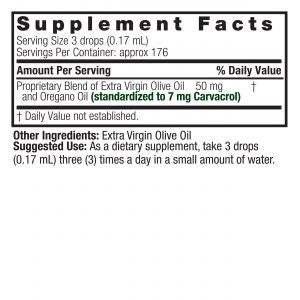 Nature's Answer Oil Of Oregano Leaf Alcohol Free 1 oz