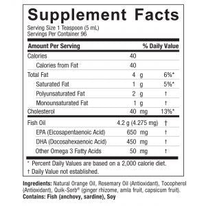 Nature'S Answer (3 PACK) - Natures Answer - Omega 3 Liquid | 480ml | 3 PACK BUNDLE