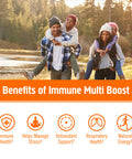 Om Mushroom Superfood Immune Multi Boost Supplement with Vitamin C 10 Single Serving Sachets / Orange & Elderberry