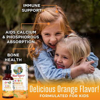 MaryRuth Organics Organic Kids Vitamin D Liquid Drops 15 ml