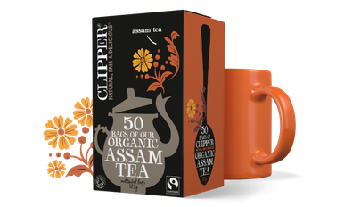 Clipper Organic Assam Tea 125g 50 Tea Bags
