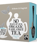 Clipper Organic Earl Grey Black Tea 200g 80 Unbleached Tea Bags