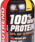 Nutrend 100% Whey Protein, Vanilla - 2250g