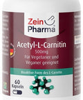 Zein Pharma Acetyl-L-Carnitine, 500mg - 60 caps