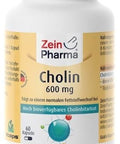 Zein Pharma Choline, 600mg - 60 caps
