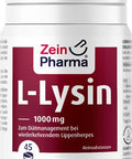 Zein Pharma L-Lysine, 1000mg - 45 chewable tablets