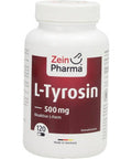 Zein Pharma L-Tyrosine, 500mg - 120 caps