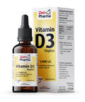 Zein Pharma Vitamin D3 Drops, 1000 IU - 50 ml.