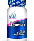 Haya Labs Chelated Magnesium, 200mg - 60 caps