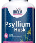 Haya Labs Psyllium Husks, 500mg - 100 caps