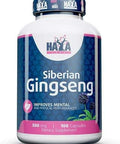 Haya Labs Siberian Ginseng, 500mg - 100 caps