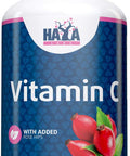 Haya Labs Vitamin C with Rose Hips, 500mg - 100 caps