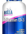 Haya Labs Vitamin D-3, 400 IU - 100 softgels