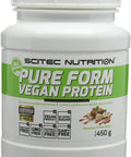 SciTec Pure Form Vegan Protein, Hazelnut Toffee - 450g