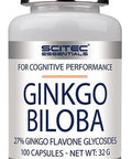 SciTec Ginkgo Biloba, 60mg - 100 caps
