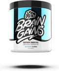 Brain Gains Nootropic Brain Fuel, Blue Raspberry - 260g