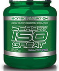 SciTec Zero Isogreat, Vanilla Very Berry - 900g