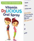 ActiKid Vitamin D3LICIOUS Oral Spray, Orange - 30 ml.