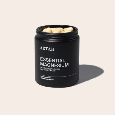 Artah Essential Magnesium HIGH POTENCY MAGNESIUM GLYCINATE + MALATE - 60 Caps