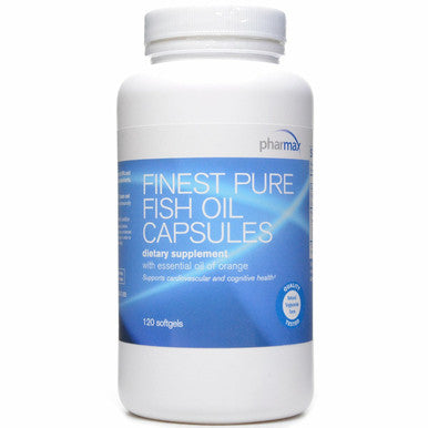Finest Pure Fish Oil 120 softgels by Pharmax