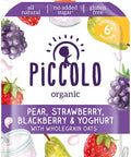 Piccolo Foods Organic Pear, Strawberry, Blackberry Yog 100g (Pack of 5)