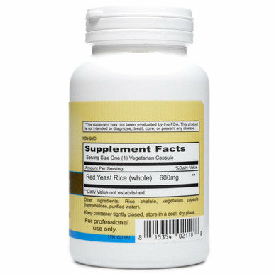 Red Yeast Rice 120 vcaps by Priority One Vitamins