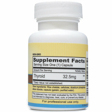 Thyroid 32.5 mg 90 caps by Priority One Vitamins