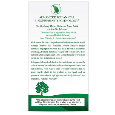 Nature's Answer Passionflower Herbal Supplement Vegetarian Capsules 60 Capsules