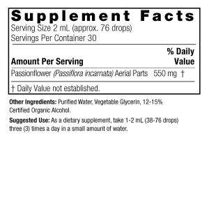 Nature's Answer Passion Flower Extract 2 oz