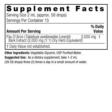 Nature's Answer Pau D'arco 1 oz