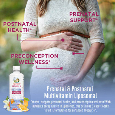 MaryRuth Organics Prenatal & Postnatal Multivitamin Liposomal