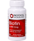 Protocol For Life Balance Biotin 5000 mcg 90 vegetarian capsules