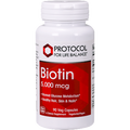 Protocol For Life Balance Biotin 5000 mcg 90 vegetarian capsules