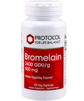 Protocol For Life Balance Bromelain 2400 GDU/g 500 mg 90 vcaps