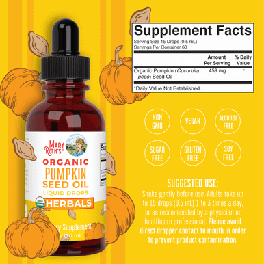 MaryRuth Organics Organic Pumpkin Seed Oil Liquid Drops