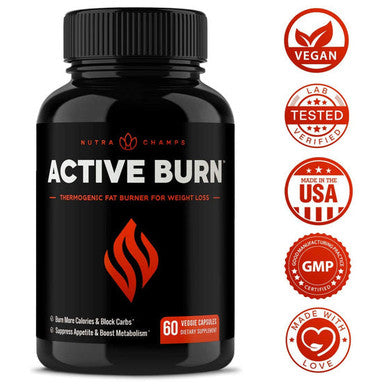 Fat Burner for Women & Men - Thermogenic Weight Loss Supplement with Green Tea Extract & White Kidney Bean - Carb Blocker, Appetite Suppressant, Energy & Metabolism Booster - 60 Diet Pills