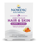 Nordic Naturals, Zero Sugar Hair & Skin Gummy Chews Strawberry Lemonade 27 Gummy Chews