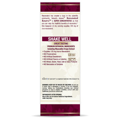 Nature's Answer Resveratrol Reserve Cellular Longevity Complex 5 oz