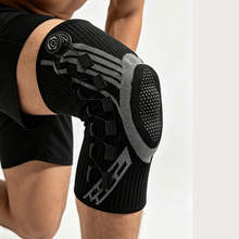 Uniqus Professional Adjustable Knob knee pads Elastic Thin Sports Knee Brace Non-Slip Spring Support Shin Defender Basketball