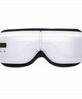 Eye Massager with Bluetooth Music,Eye Mask for Migraines,Eye Care Machine,Vibration Relax Heated,Improve Sleep Reduce, Relax and Reduce Eye Strain Dark Circles Eye Bags Dry Eye, for Men/Women (White)