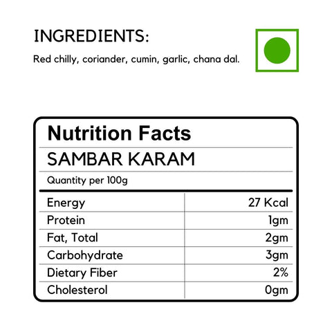 Sambar Karam - Aahari.com
