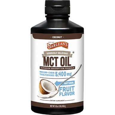 Barlean's Organic Oils Seriously Delicious MCT Oil - Coconut
