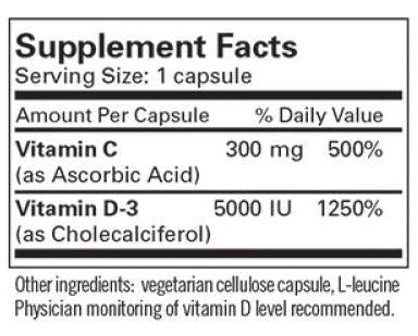 Metabolic Maintenance Vitamin D3 5000 IU 90 Capsules