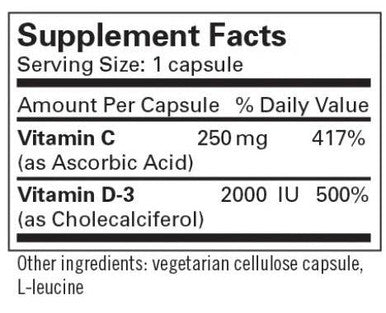 Metabolic Maintenance Vitamin D3 2000 IU 120 Capsules