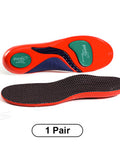 Aningboy Arch Support Insole Poron Shock Absorption Flat Feet Shoe Pad Heel Pain Relief Size 35-48