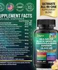 Zoyava Vitality Fusion Duo: Highly Potent Bovine Colostrum Capsules 5250Mg & Sea Moss 16-In-1 Magic Moss Super Blend Capsules 19,445Mg