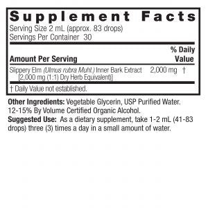 Nature's Answer Fe Slippery Elm Bark 2 oz